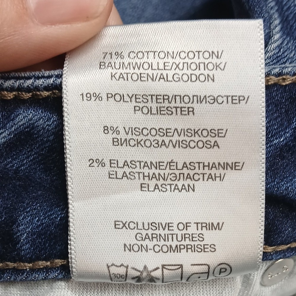 Silver Jeans Co Avery Slim Bootcut Jeans Blue W94627SDG332 SZ 18 L33 - Picture 6 of 11